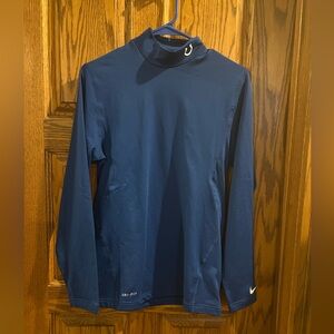 Nike Dri-FIT Navy Long Sleeve Shirt